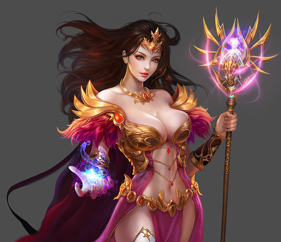 手机游戏里面的美女图片-手机游戏美女，如何选择适合自己的风格